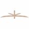 Ekena Millwork Alberta Smooth Timber Gable Bracket, Douglas Fir, 84"W x 21"H x 1 1/2"D x 3 1/2"F, 6/12 Pitch GBW084X21X0204ALB00SDF - alternate 1